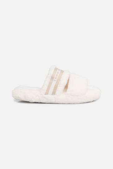 TOMMY HILFIGER Hausschuhe weiß