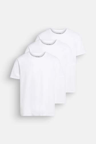 LACOSTE 3er-Pack T-Shirt weiß