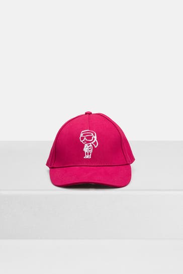 KARL LAGERFELD Basecap 'Sketch' fuchsia