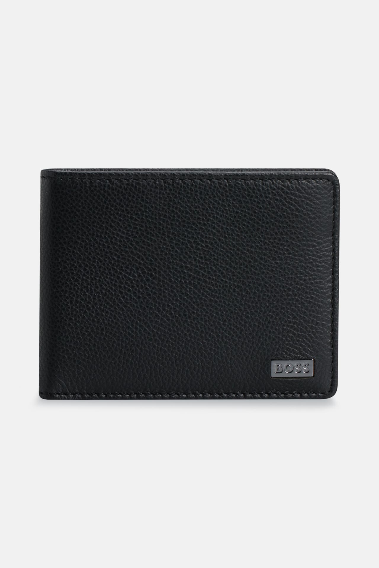 BOSS Ledergeldbörse schwarz, Bild 1