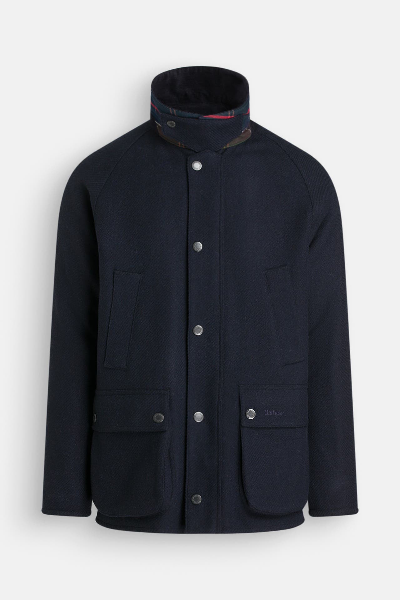 BARBOUR Wolljacke 'Bedale' navy, Bild 1