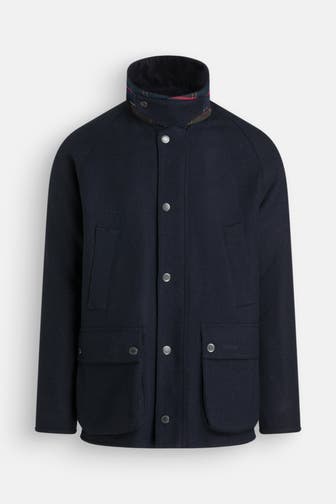 BARBOUR Wolljacke 'Bedale' navy