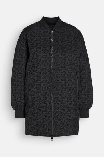 ARMANI EXCHANGE Stepp-Blouson 'Caban' schwarz
