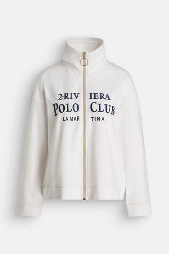 LA MARTINA Sweatjacke ecru