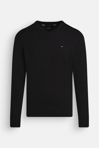 TOMMY HILFIGER Strickpullover schwarz