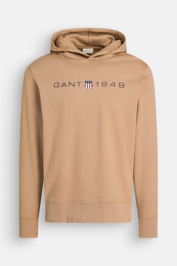 GANT Hoodie hellbraun