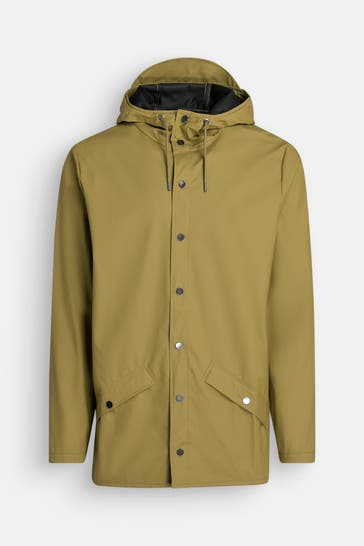 RAINS Regenjacke khaki unisex
