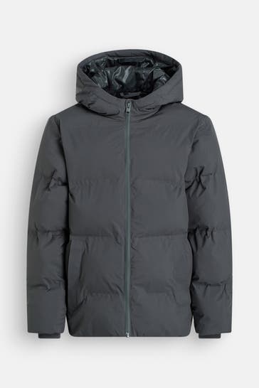 JACK & JONES Steppjacke 'Planet Puffer' grau