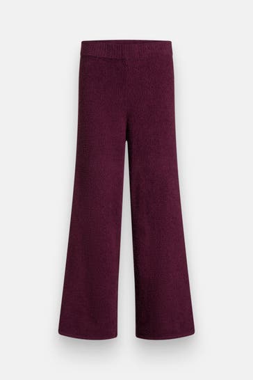 CALVIN KLEIN Stoffhose weinrot