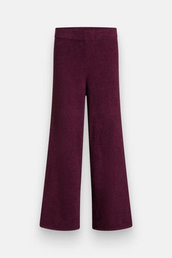CALVIN KLEIN Stoffhose weinrot