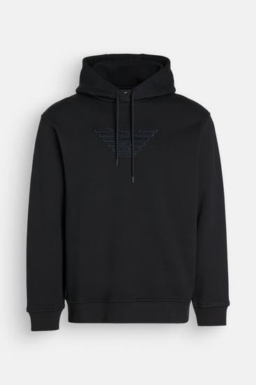 EMPORIO ARMANI - Hoodie nachtblau