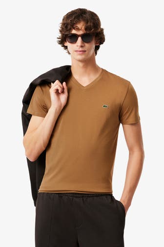 LACOSTE T-Shirt camel