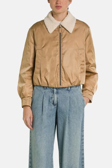 LUISA CERANO Reversible Down Jacket, light brown