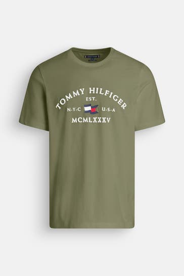 TOMMY HILFIGER T-Shirt oliv
