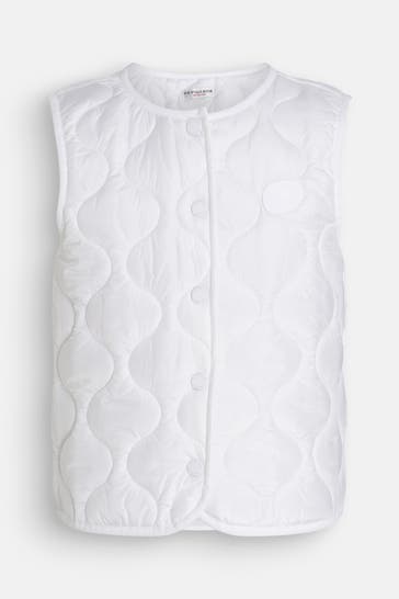 U.S. POLO ASSN. Light-Steppweste 'Aisha' weiß