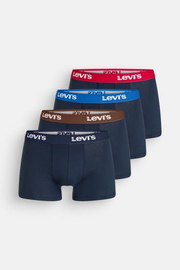 LEVI'S® - 4er-Pack Boxer Trunks dunkelblau