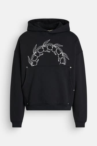 ROUGH. Hoodie 'Elia' schwarz