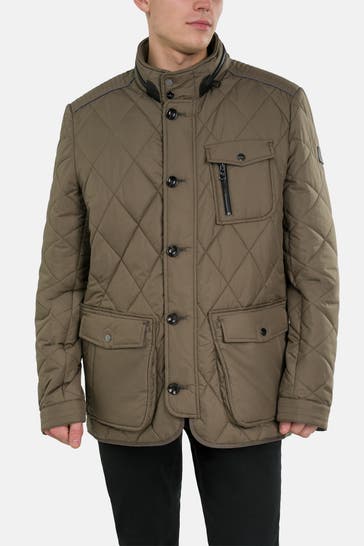 HANDSTICH Steppjacke 'Deacon' taupe