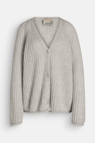 SMITH & SOUL Strickcardigan hellgrau