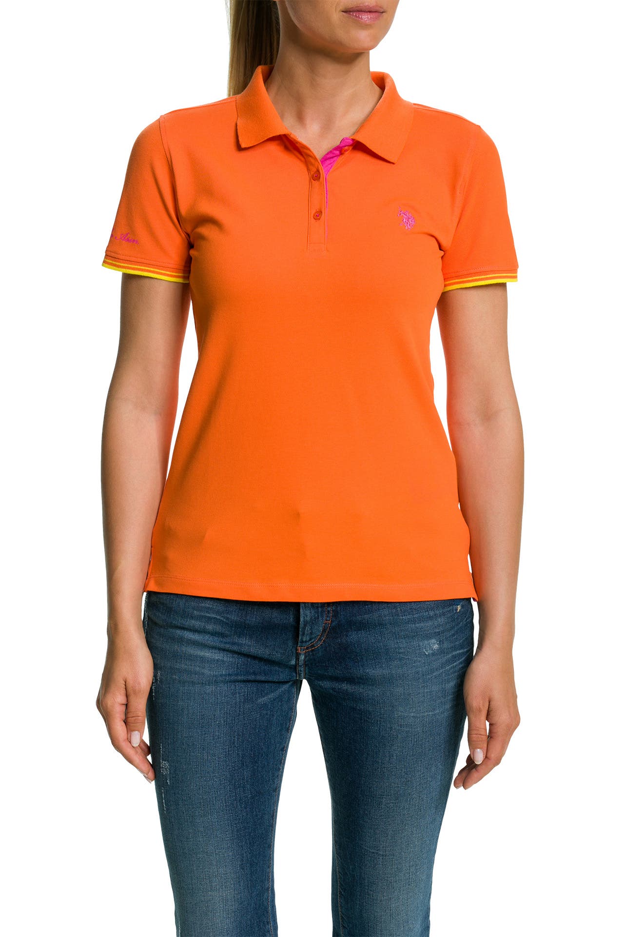 Us polo orange shirt outlet