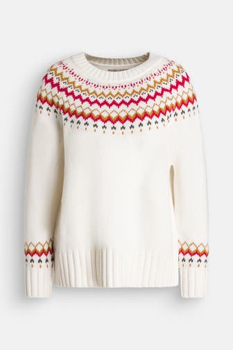 BARBOUR Wollmix-Pullover weiß