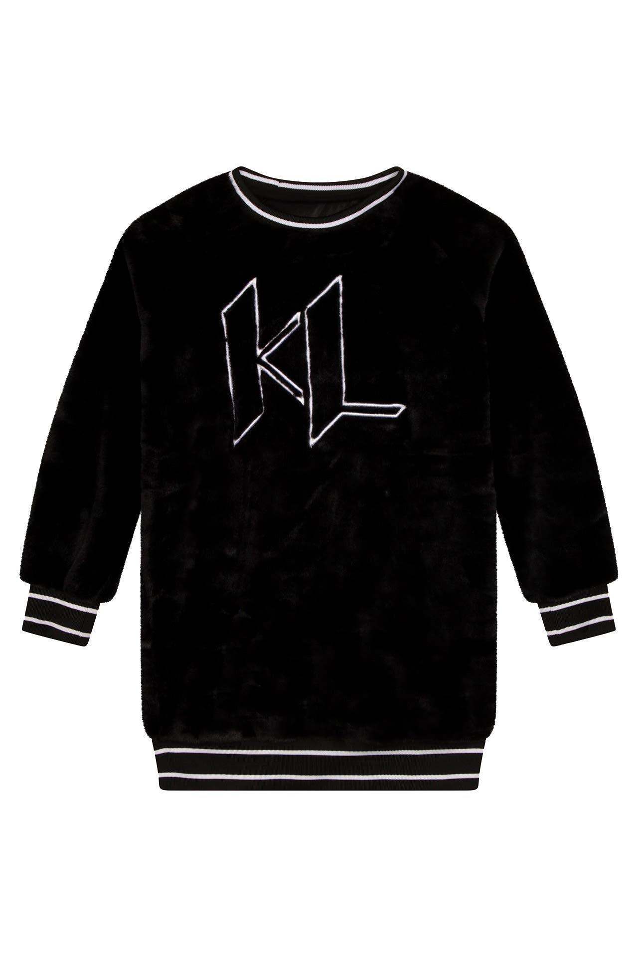 KARL LAGERFELD Sweatshirt-Kleid schwarz, Bild 1
