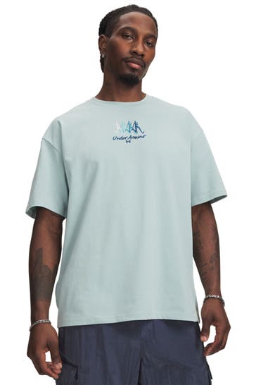 UNDER ARMOUR Azure blue T-Shirt
