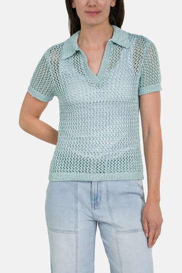 DKNY Strickshirt türkis