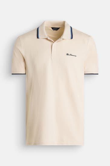 BEN SHERMAN Polo-Shirt sand