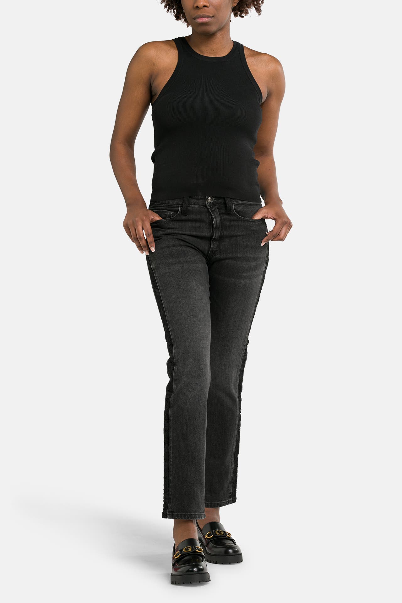 GUESS Jeans schwarz straight, Bild 1