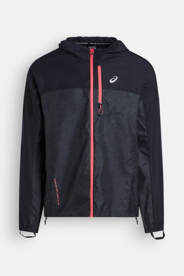 ASICS Funktionsjacke 'Fujitrail' schwarz gemustert