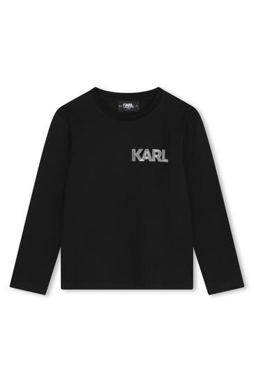 KARL LAGERFELD Longsleeve schwarz