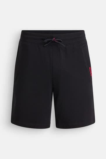 HUGO Sweatshorts schwarz