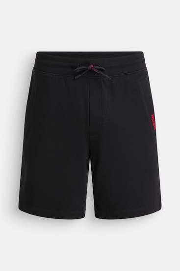 HUGO - Sweatshorts schwarz