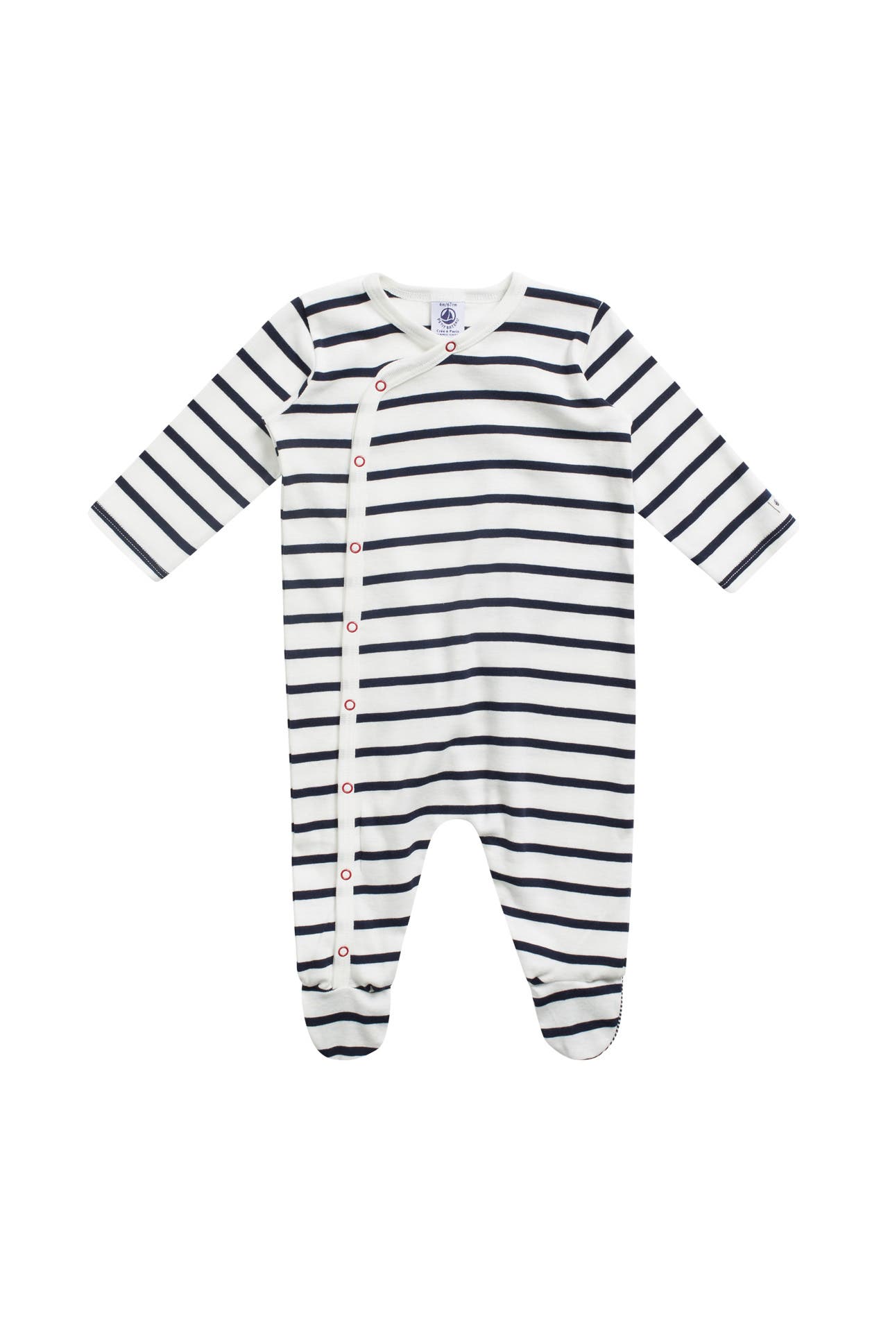 PETIT BATEAU Strampler gestreift, Bild 1