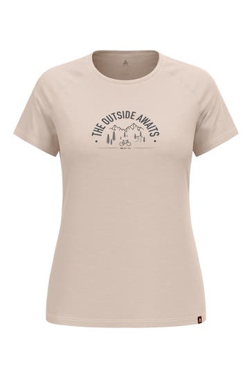 ODLO Funktionsshirt 'Ride' beige
