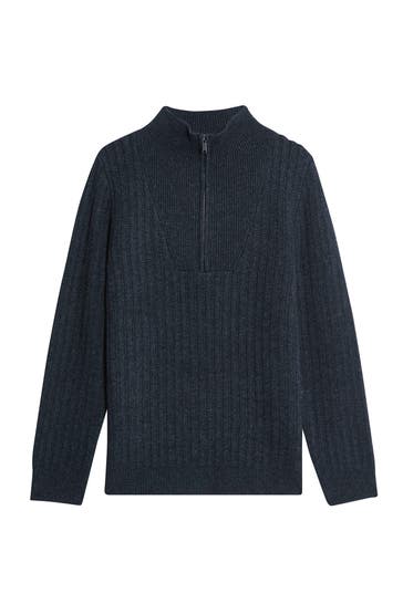 LYLE&SCOTT Strick-Troyer nachtblau