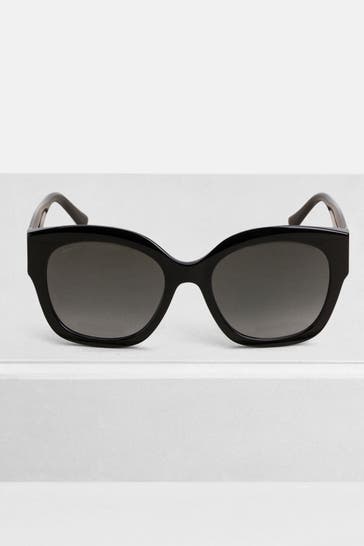 JIMMY CHOO Sonnenbrille schwarz