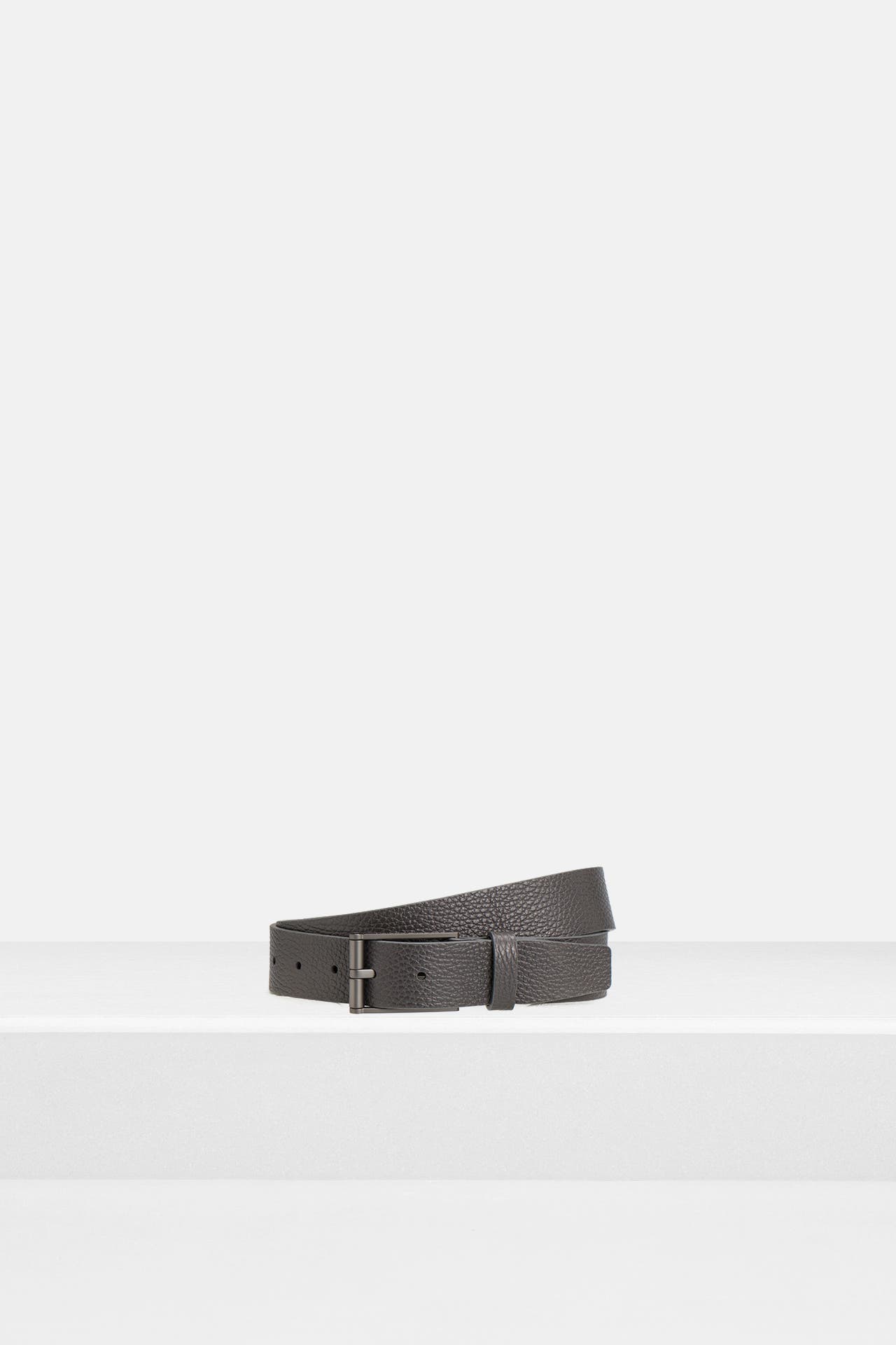 PORSCHE DESIGN Ledergürtel grau, Bild 1