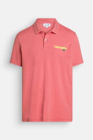 LACOSTE - Polo-Shirt neonorange