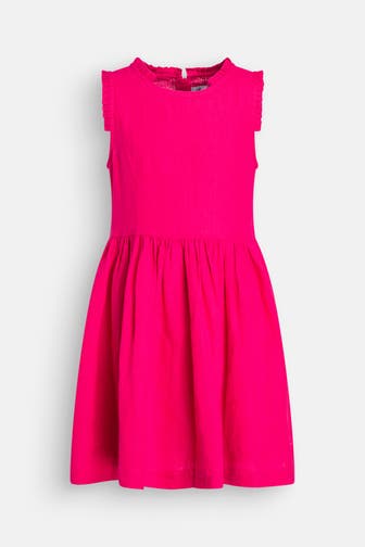 PETIT BATEAU Leinenkleid magenta