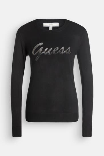 GUESS Pullover 'Helene' schwarz
