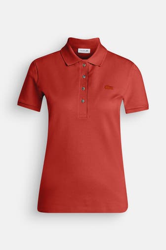 LACOSTE Polo-Shirt ziegelrot