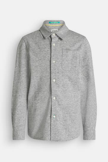 SCOTCH & SODA Casual-Hemd hellgrau