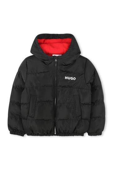 HUGO Steppjacke schwarz
