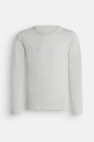 PEPE JEANS Longsleeve 'Hana' grau