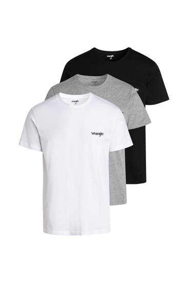 WRANGLER - 3er-Pack T-Shirts 'Foster' mehrfarbig