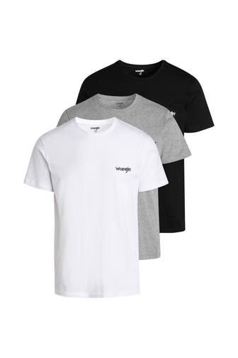 WRANGLER 3er-Pack T-Shirts 'Foster' mehrfarbig
