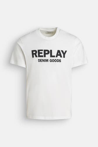 REPLAY T-Shirt weiß