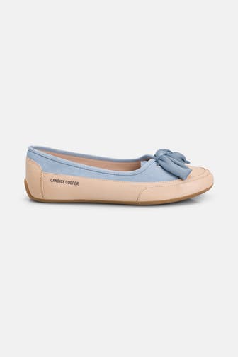 CANDICE COOPER Ballerinas 'Candy Bow Tamponato' zweifarbig